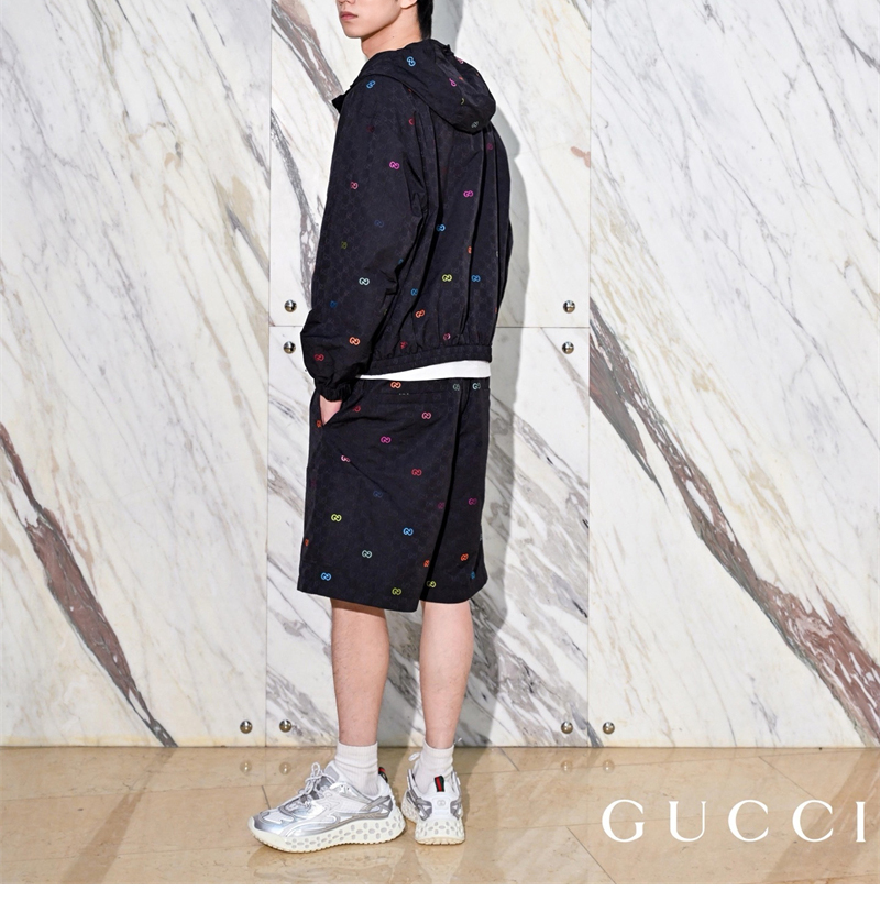 Gucci 구찌 와이드 GG 캔버스 필 쿠페 숏 팬츠 레플리카 4번 이미지 - 의류 | 세미샵 레플리카 사이트