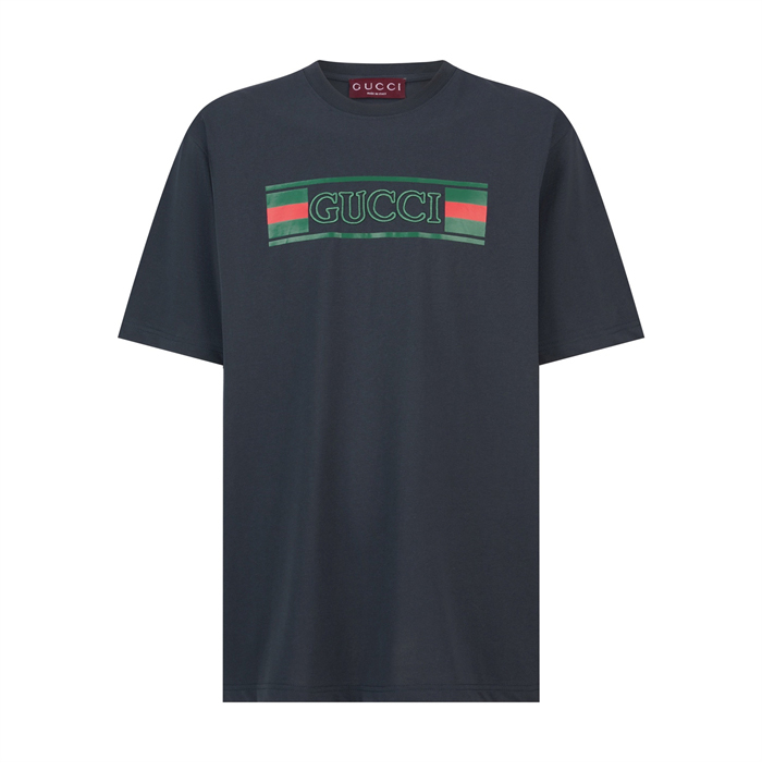 Gucci 구찌 웹배너 프린트 코튼 저지 티셔츠 레플리카 18번 이미지 - 의류 | 세미샵 레플리카 사이트
