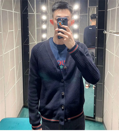 Gucci 구찌 웹자카드 로고 가디건 레플리카 2번 이미지 - 의류 | 세미샵 레플리카 사이트