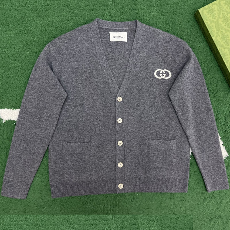 Gucci 구찌 인터로킹 G 울 니트 가디건 레플리카 14번 이미지 - 의류 | 세미샵 레플리카 사이트