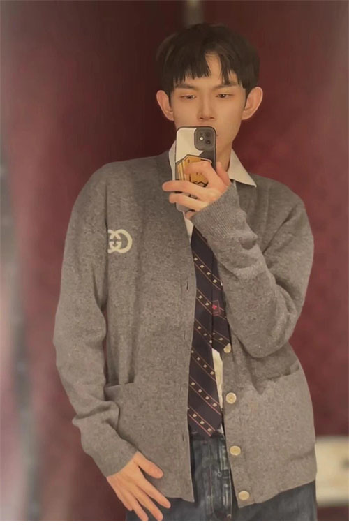 Gucci 구찌 인터로킹 G 울 니트 가디건 레플리카 5번 이미지 - 의류 | 세미샵 레플리카 사이트