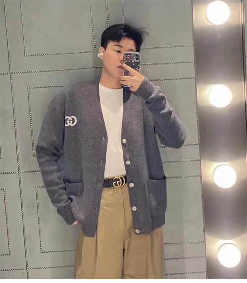 Gucci 구찌 인터로킹 G 울 니트 가디건 레플리카 6번 이미지 - 의류 | 세미샵 레플리카 사이트