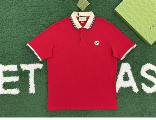 Gucci 구찌 인터로킹 G 코튼 폴로 셔츠 반팔 레플리카 3번 이미지 - 의류 | 세미샵 레플리카 사이트