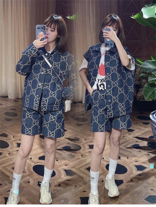 Gucci 구찌 점보 GG 데님 자켓 레플리카 3번 이미지 - 의류 | 세미샵 레플리카 사이트