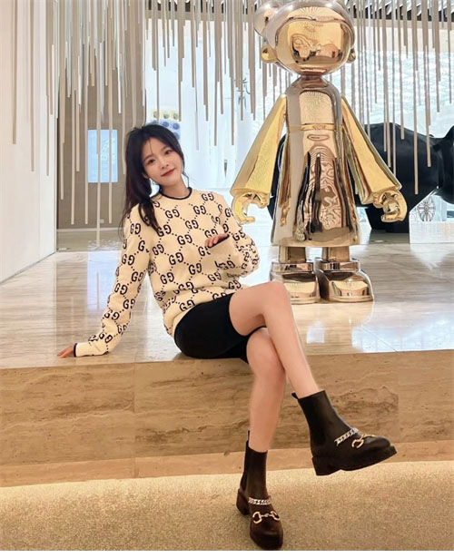 Gucci 구찌 코튼 GG 니트 스웨트셔츠 레플리카 3번 이미지 - 의류 | 세미샵 레플리카 사이트