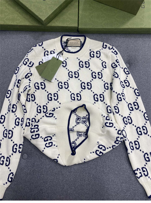 Gucci 구찌 코튼 GG 니트 스웨트셔츠 레플리카 7번 이미지 - 의류 | 세미샵 레플리카 사이트