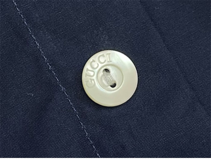 Gucci 구찌 포플린 코튼 반팔 셔츠 레플리카 9번 이미지 - 의류 | 세미샵 레플리카 사이트