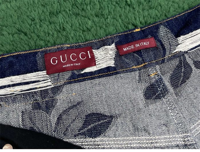 Gucci 구찌 플로럴 자카드 데님 팬츠 레플리카 10번 이미지 - 의류 | 세미샵 레플리카 사이트