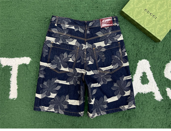 Gucci 구찌 플로럴 자카드 데님 팬츠 레플리카 11번 이미지 - 의류 | 세미샵 레플리카 사이트