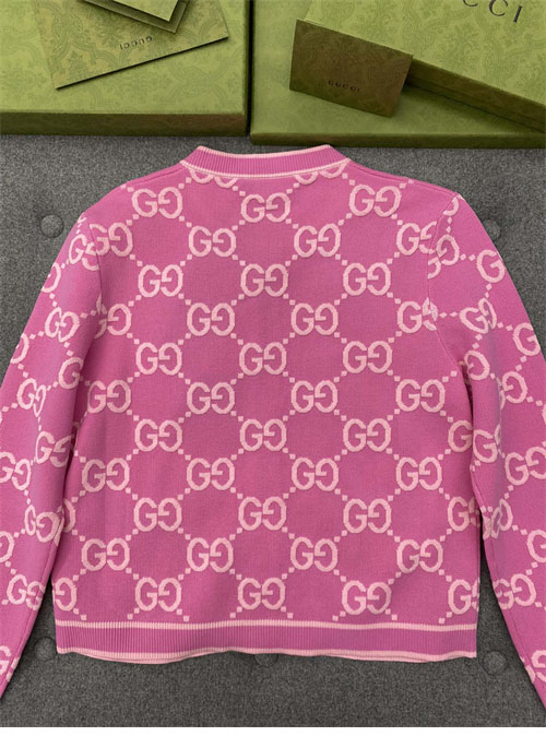 Gucci 구찌 핑크 GG 코튼 자카드 가디건 레플리카 13번 이미지 - 의류 | 세미샵 레플리카 사이트
