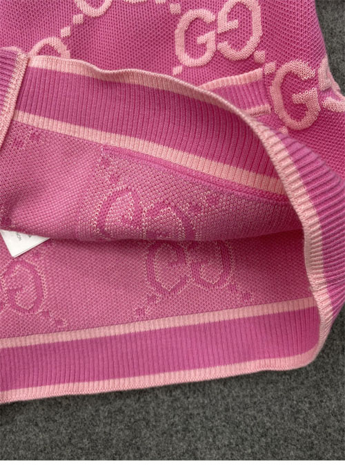Gucci 구찌 핑크 GG 코튼 자카드 가디건 레플리카 18번 이미지 - 의류 | 세미샵 레플리카 사이트