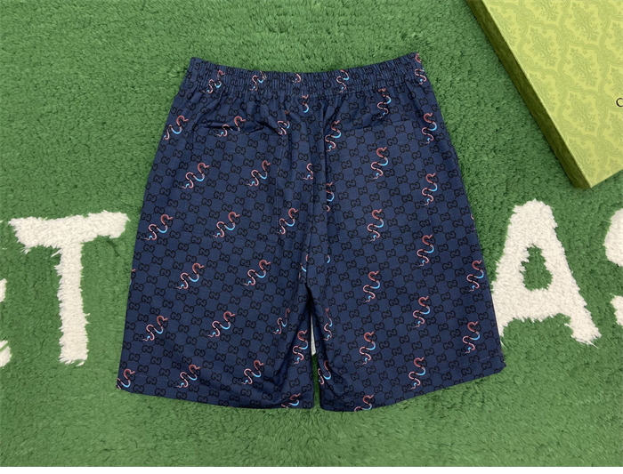 Gucci 구찌 GG 스네이크 올오버 프린트 코튼 립스톱 반바지 레플리카 7번 이미지 - 의류 | 세미샵 레플리카 사이트
