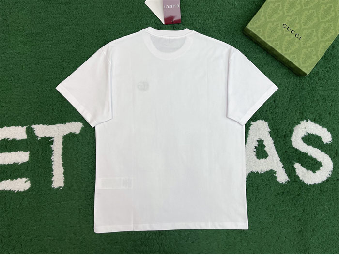 Gucci 구찌 GG 자수 코튼 저지 반팔 티셔츠 레플리카 7번 이미지 - 의류 | 세미샵 레플리카 사이트