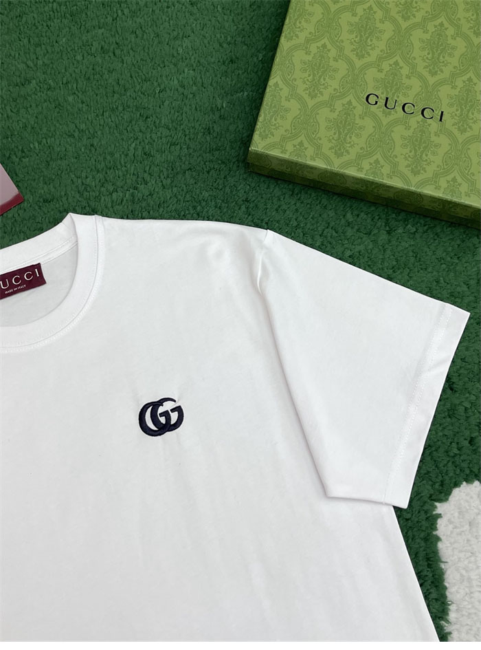 Gucci 구찌 GG 자수 코튼 저지 반팔 티셔츠 레플리카 10번 이미지 - 의류 | 세미샵 레플리카 사이트