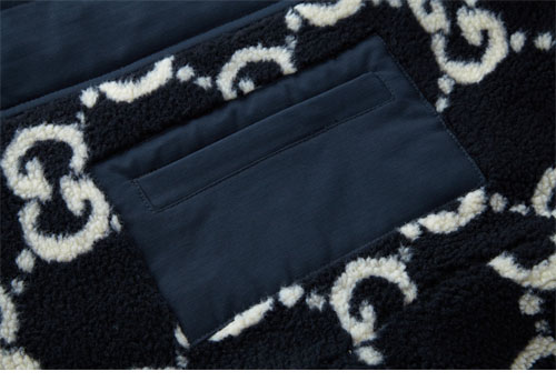 Gucci 구찌 GG 퍼지 패브릭 자카드 후리스 자켓 레플리카 5번 이미지 - 의류 | 세미샵 레플리카 사이트