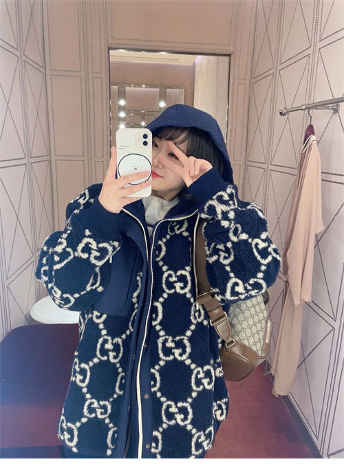 Gucci 구찌 GG 퍼지 패브릭 자카드 후리스 자켓 레플리카 11번 이미지 - 의류 | 세미샵 레플리카 사이트