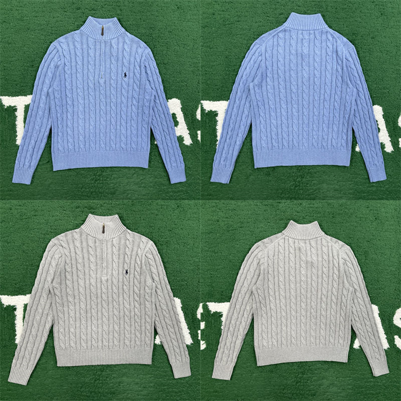 기타 폴로 랄프 로렌 쿼터 집업 케이블 니트 스웨터 레플리카 7번 이미지 - 의류 | 세미샵 레플리카 사이트