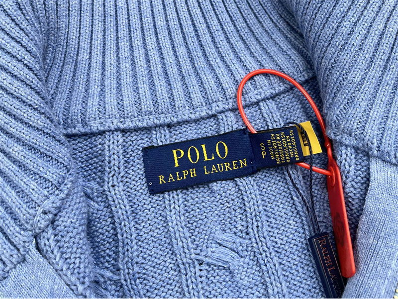 기타 폴로 랄프 로렌 쿼터 집업 케이블 니트 스웨터 레플리카 15번 이미지 - 의류 | 세미샵 레플리카 사이트