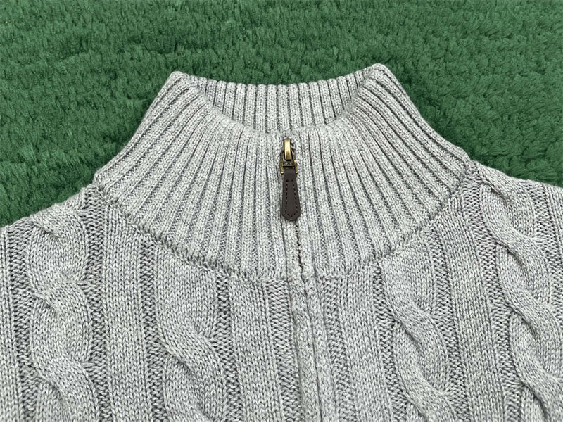 기타 폴로 랄프 로렌 쿼터 집업 케이블 니트 스웨터 레플리카 5번 이미지 - 의류 | 세미샵 레플리카 사이트