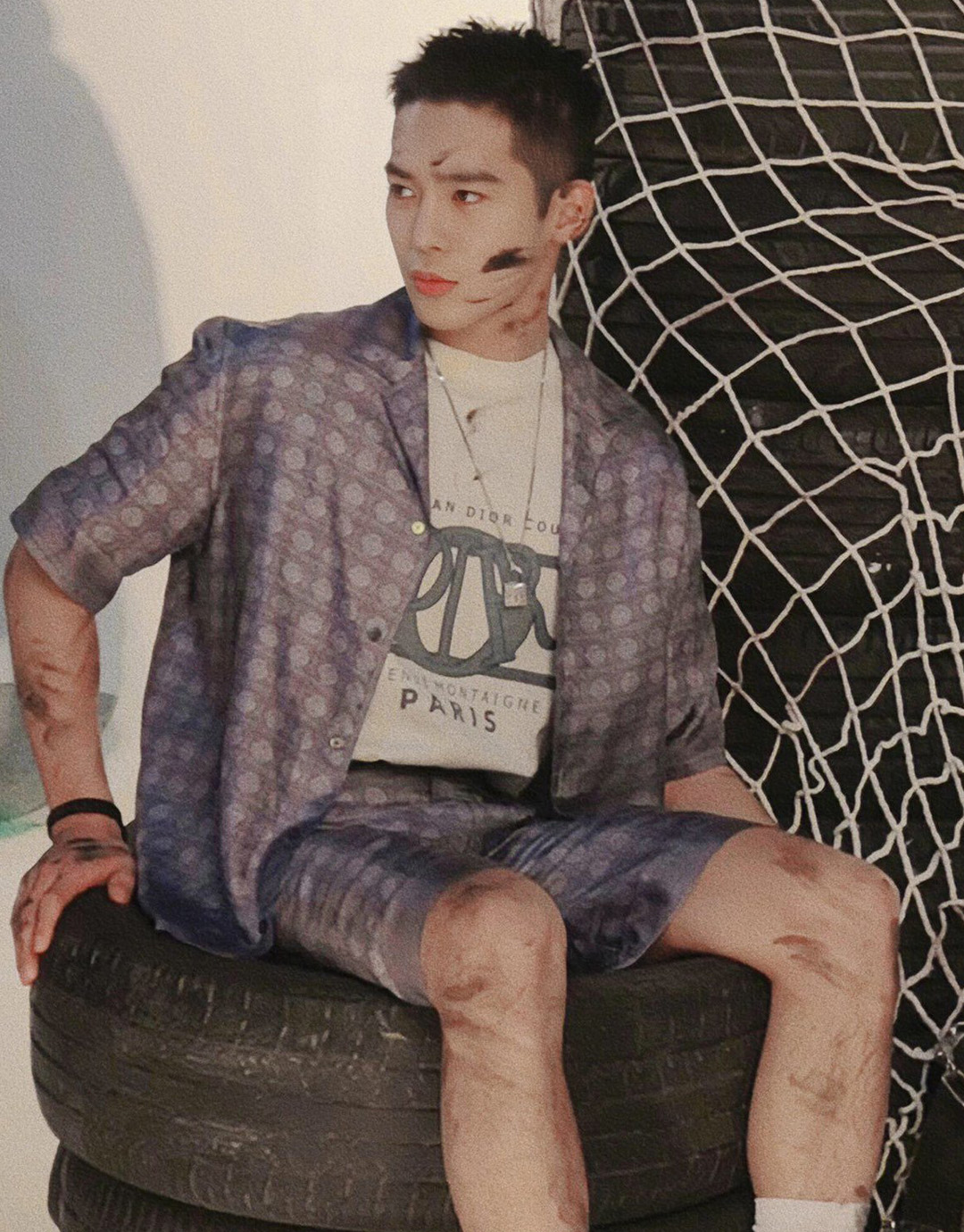 D I O R 디올 까나쥬 그래픽 버뮤다 팬츠 “2COLOR” 레플리카 4번 이미지 - 의류 | 세미샵 레플리카 사이트