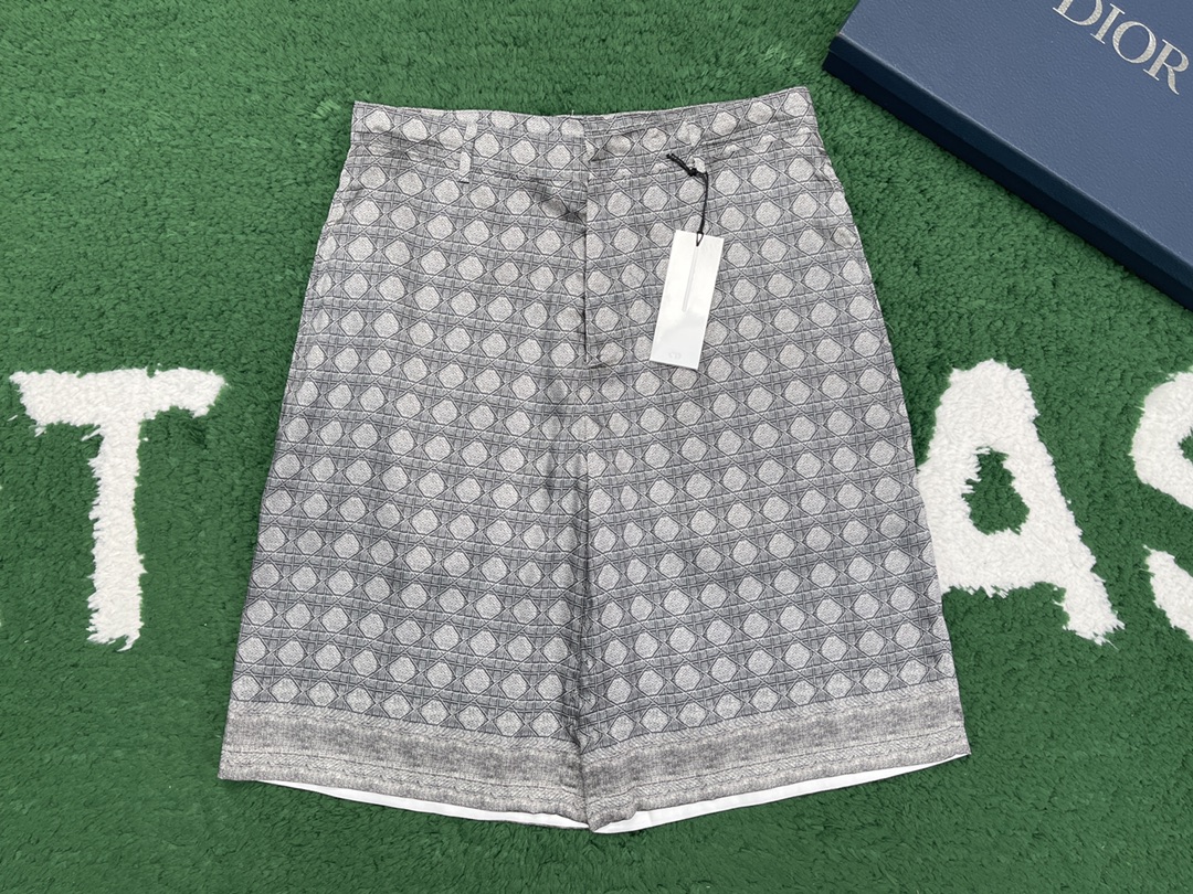 D I O R 디올 까나쥬 그래픽 버뮤다 팬츠 “2COLOR” 레플리카 5번 이미지 - 의류 | 세미샵 레플리카 사이트