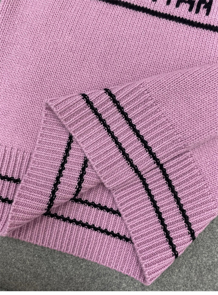 D I O R 디올 럭키 스타 울 캐시미어 반소매 니트 스웨터 레플리카 16번 이미지 - 의류 | 세미샵 레플리카 사이트