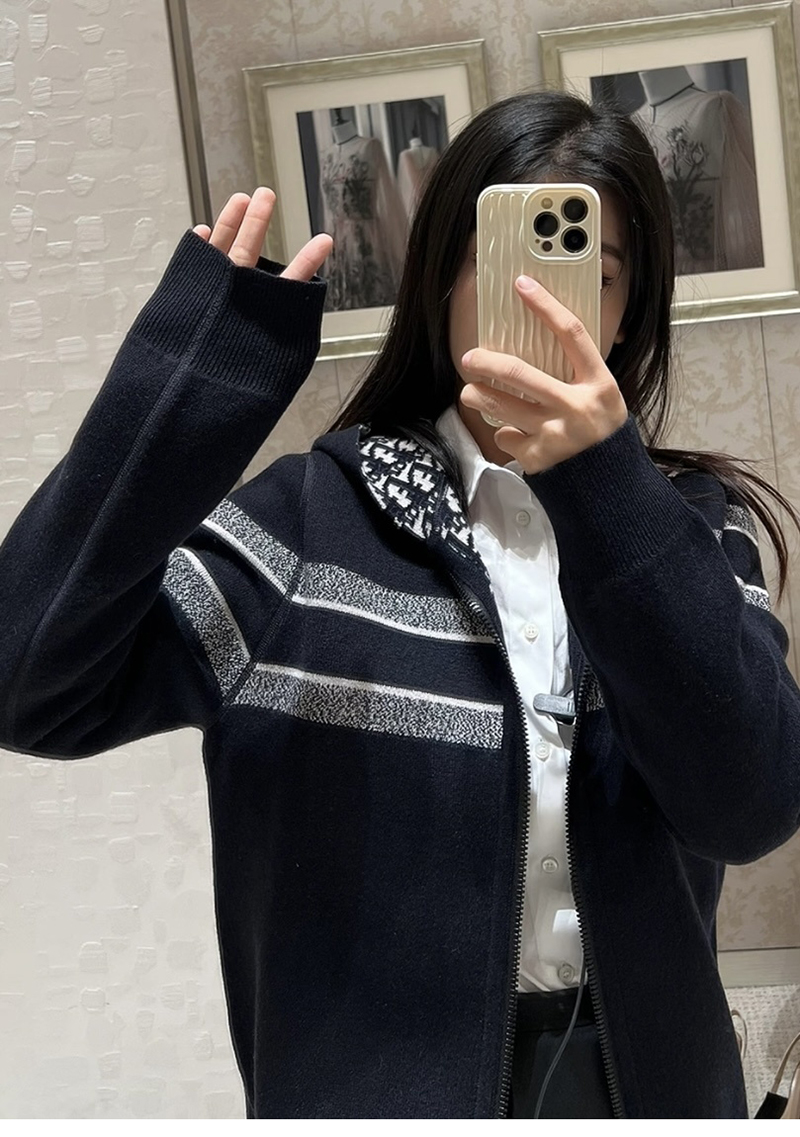 디올 디올 리버서블 지퍼 후드 오블리크 캐시미어 레플리카 16번 이미지 - 의류 | 세미샵 레플리카 사이트