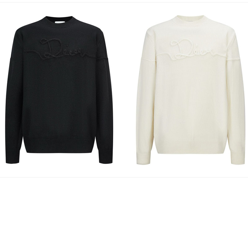 디올 디올 리본 저지 울 스웨터 레플리카 1번 이미지 - 의류 | 세미샵 레플리카 사이트