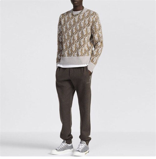 D I O R 디올 오블리크 버진 울 자카드 스웨터 2컬러 레플리카 1번 이미지 - 의류 | 세미샵 레플리카 사이트