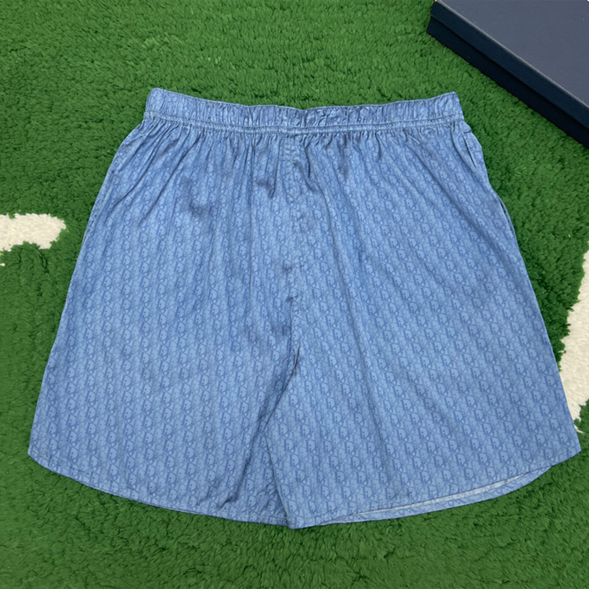 D I O R 디올 오블리크 아이코닉 실크 코튼 트윌 쇼츠 “2COLOR” 레플리카 1번 이미지 - 의류 | 세미샵 레플리카 사이트