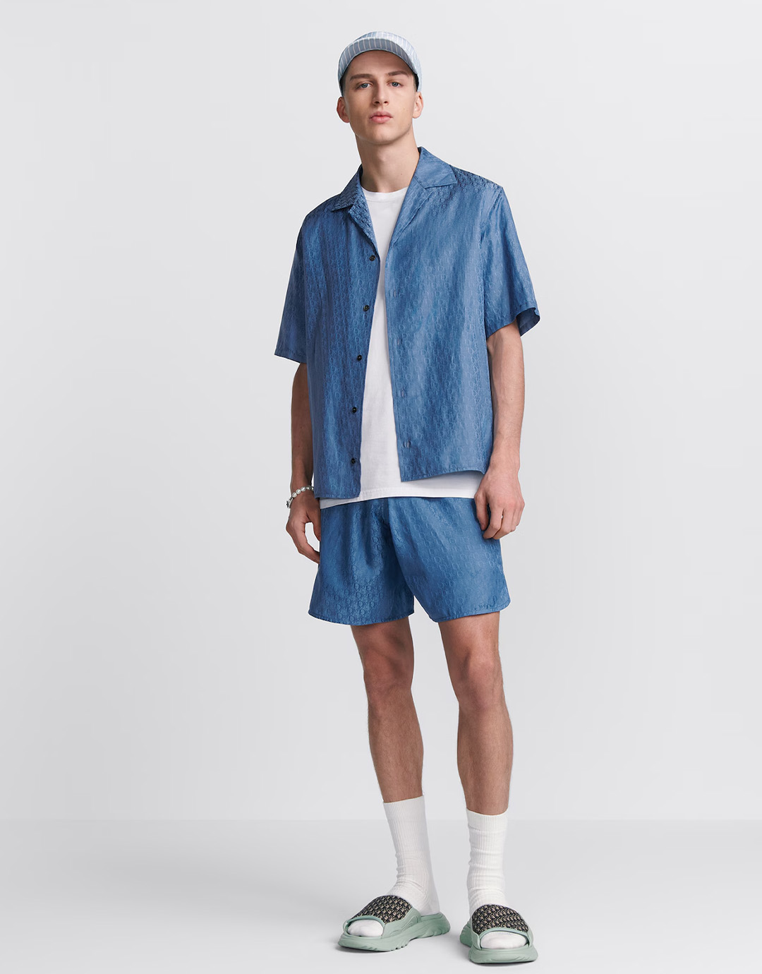 D I O R 디올 오블리크 아이코닉 실크 코튼 트윌 쇼츠 “2COLOR” 레플리카 2번 이미지 - 의류 | 세미샵 레플리카 사이트