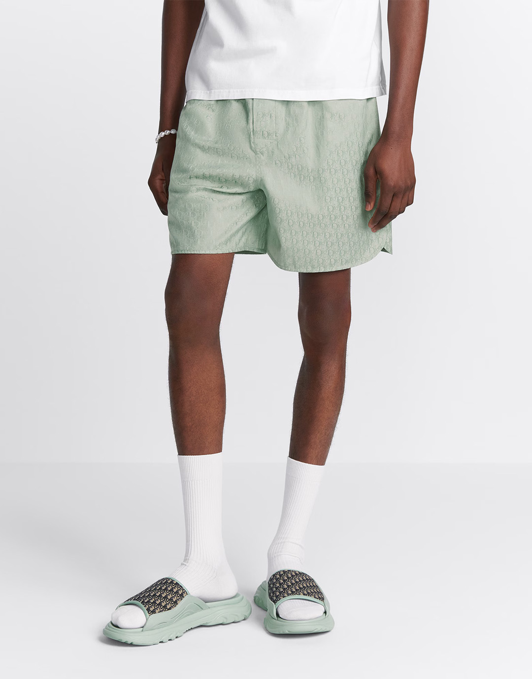 D I O R 디올 오블리크 아이코닉 실크 코튼 트윌 쇼츠 “2COLOR” 레플리카 6번 이미지 - 의류 | 세미샵 레플리카 사이트