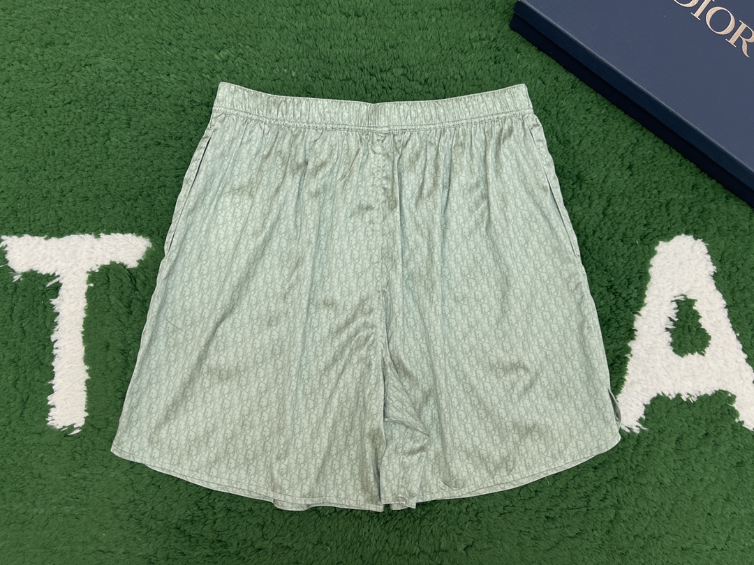 D I O R 디올 오블리크 아이코닉 실크 코튼 트윌 쇼츠 “2COLOR” 레플리카 14번 이미지 - 의류 | 세미샵 레플리카 사이트