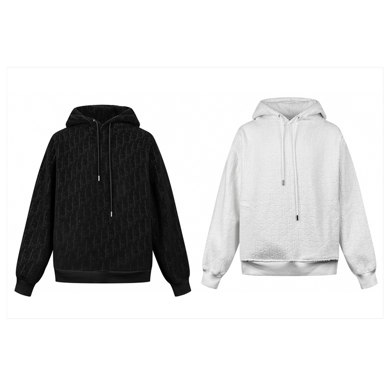 D I O R 디올 오블리크 코튼 플리스 후드 스웨트셔츠 레플리카 1번 이미지 - 의류 | 세미샵 레플리카 사이트