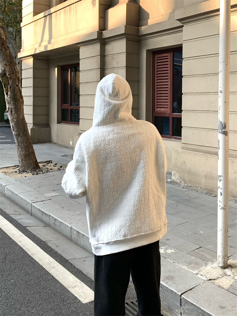 D I O R 디올 오블리크 코튼 플리스 후드 스웨트셔츠 레플리카 3번 이미지 - 의류 | 세미샵 레플리카 사이트