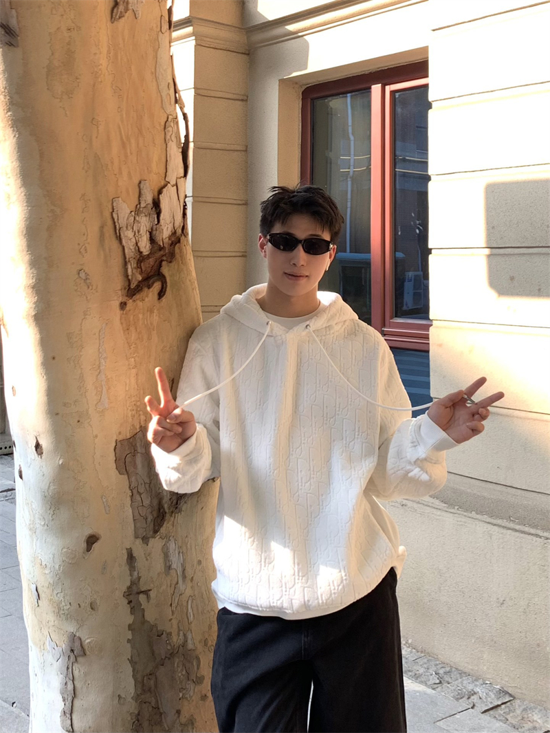 D I O R 디올 오블리크 코튼 플리스 후드 스웨트셔츠 레플리카 4번 이미지 - 의류 | 세미샵 레플리카 사이트