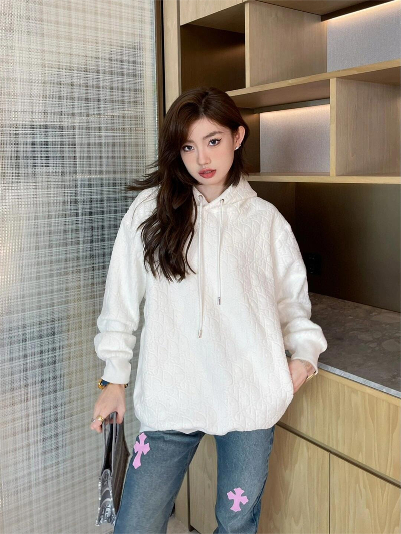 D I O R 디올 오블리크 코튼 플리스 후드 스웨트셔츠 레플리카 5번 이미지 - 의류 | 세미샵 레플리카 사이트