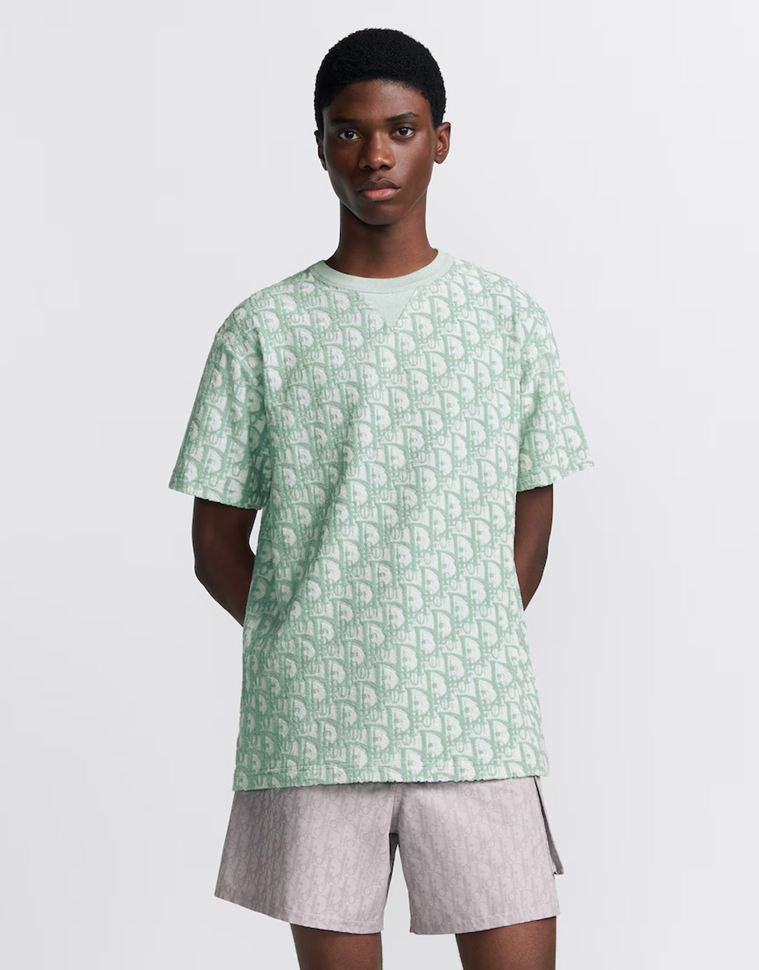 D I O R 디올 오블리크 테리 코튼 저지 캐주얼 핏 반팔 티셔츠 “2COLOR” 레플리카 7번 이미지 - 의류 | 세미샵 레플리카 사이트