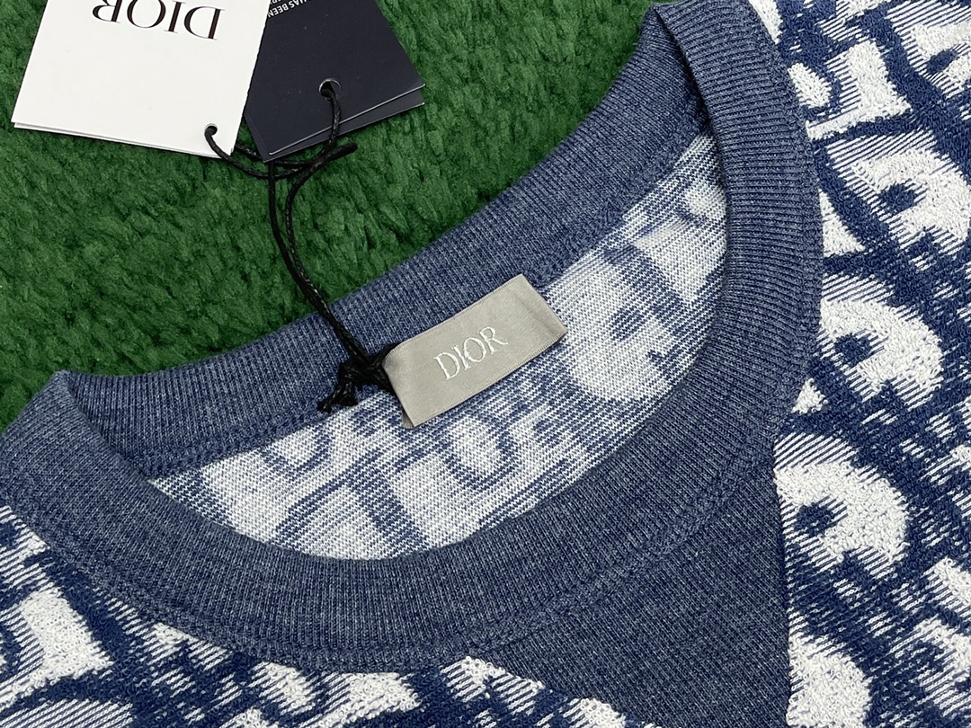 D I O R 디올 오블리크 테리 코튼 저지 캐주얼 핏 반팔 티셔츠 “2COLOR” 레플리카 11번 이미지 - 의류 | 세미샵 레플리카 사이트
