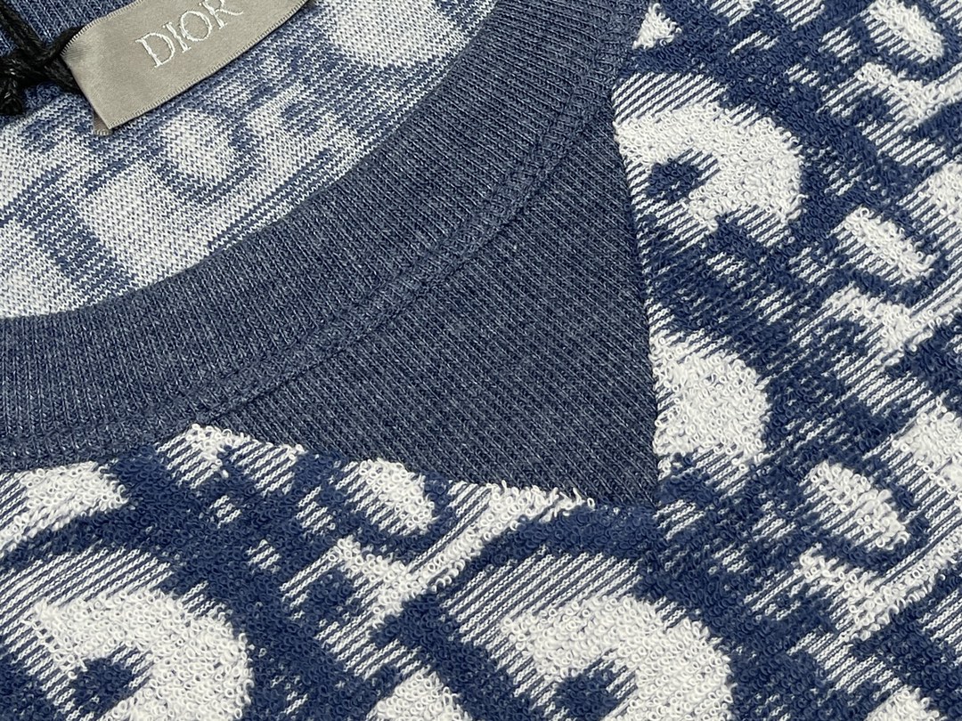 D I O R 디올 오블리크 테리 코튼 저지 캐주얼 핏 반팔 티셔츠 “2COLOR” 레플리카 12번 이미지 - 의류 | 세미샵 레플리카 사이트