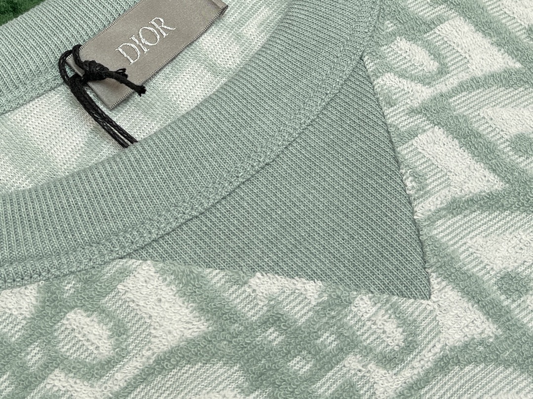 D I O R 디올 오블리크 테리 코튼 저지 캐주얼 핏 반팔 티셔츠 “2COLOR” 레플리카 17번 이미지 - 의류 | 세미샵 레플리카 사이트