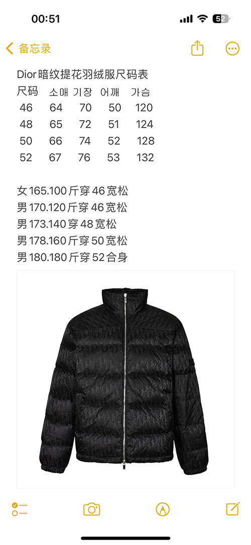 D I O R 디올 오블리크 테크니컬 자카드 패딩 다운 자켓 레플리카 2번 이미지 - 의류 | 세미샵 레플리카 사이트