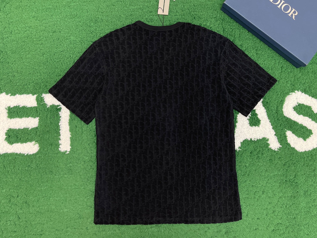 D I O R 디올 오블리크 톤온톤 자카드 테리 개주얼 핏 반팔 티셔츠”3COLOR” 레플리카 9번 이미지 - 의류 | 세미샵 레플리카 사이트