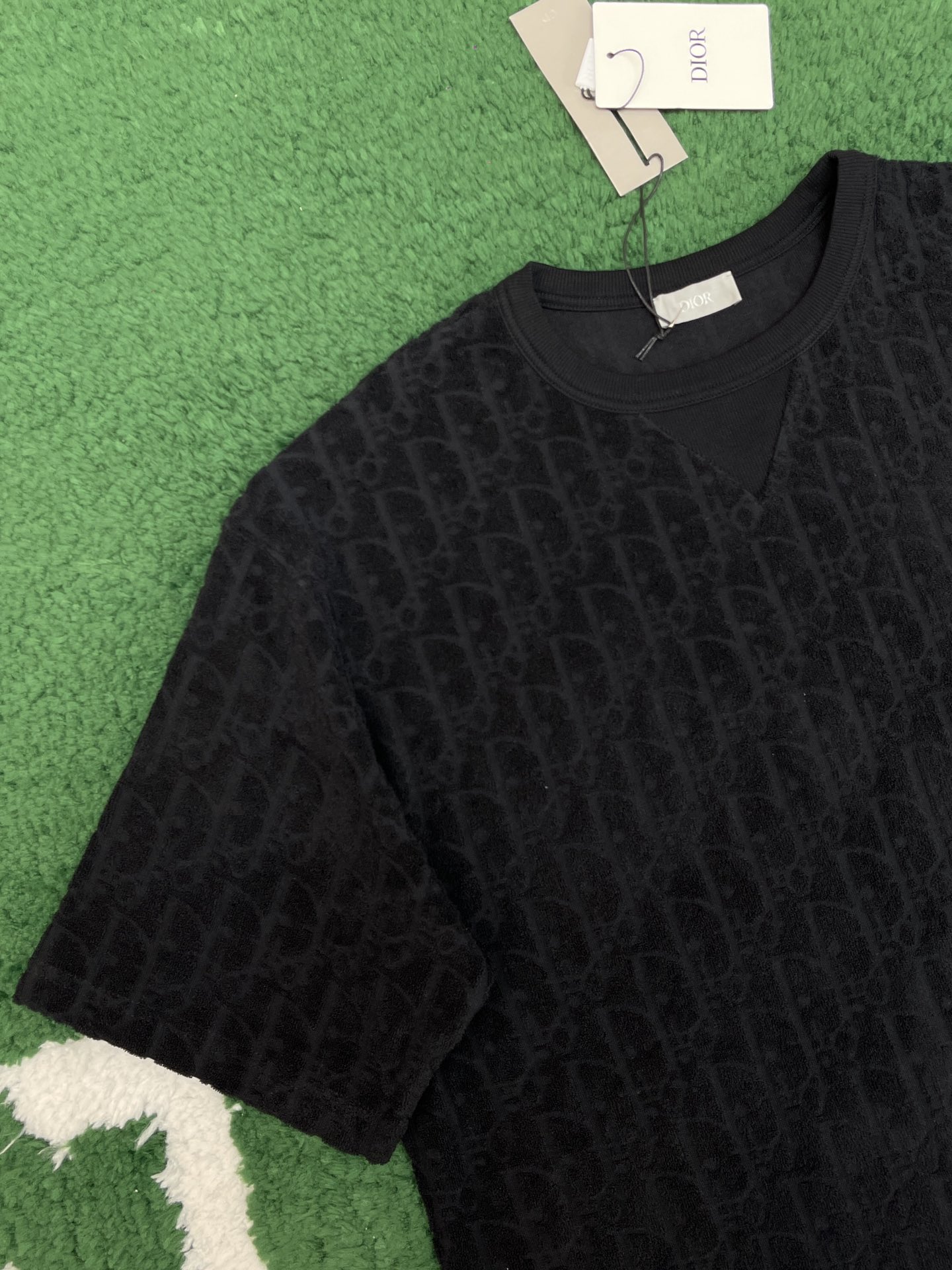 D I O R 디올 오블리크 톤온톤 자카드 테리 개주얼 핏 반팔 티셔츠”3COLOR” 레플리카 10번 이미지 - 의류 | 세미샵 레플리카 사이트