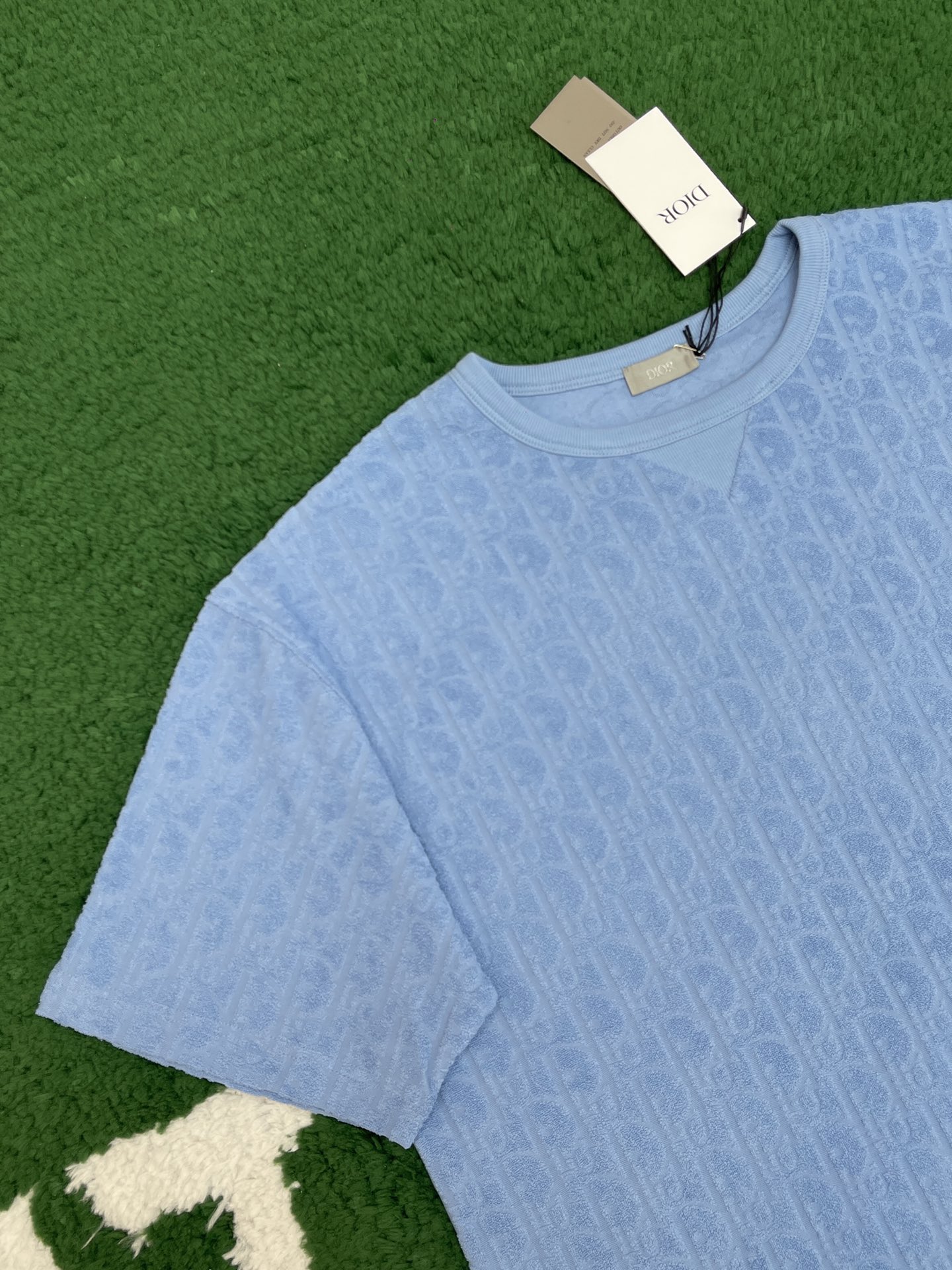 D I O R 디올 오블리크 톤온톤 자카드 테리 개주얼 핏 반팔 티셔츠”3COLOR” 레플리카 14번 이미지 - 의류 | 세미샵 레플리카 사이트