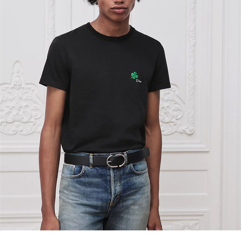 디올 디올 클로버 자수 코튼 반팔 티셔츠 레플리카 8번 이미지 - 의류 | 세미샵 레플리카 사이트