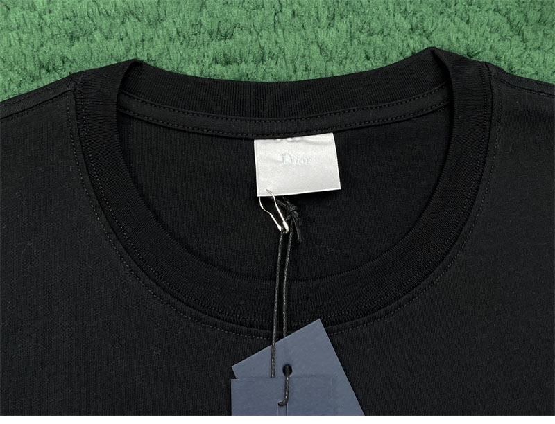 디올 디올 클로버 자수 코튼 반팔 티셔츠 레플리카 4번 이미지 - 의류 | 세미샵 레플리카 사이트