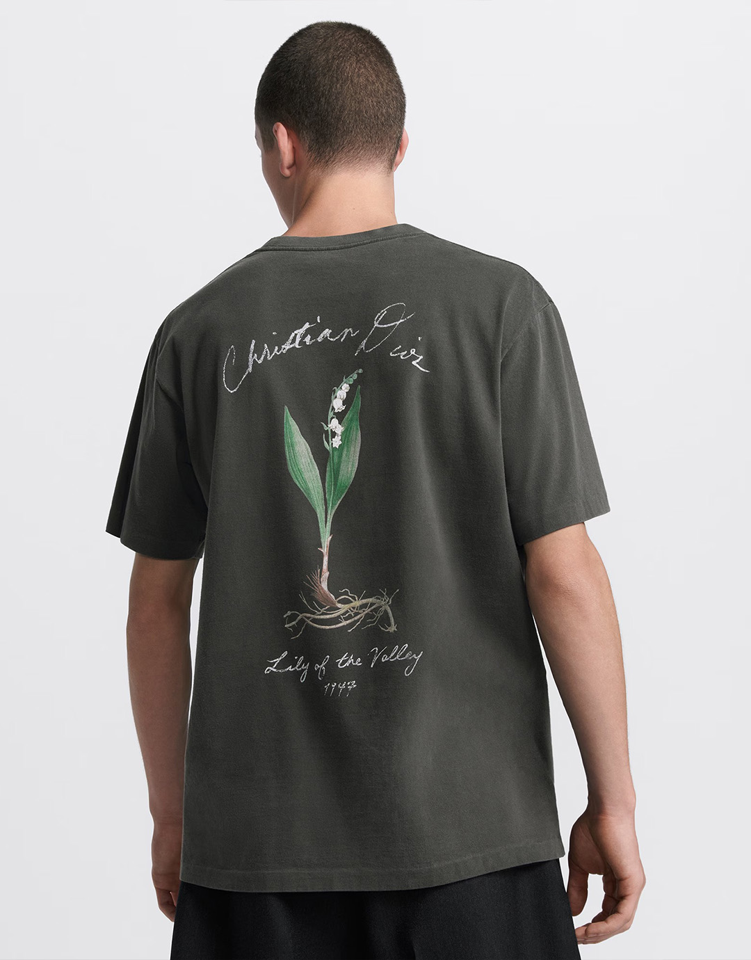 D I O R 디올 핸드라이팅 플라워 프린팅 반팔 티셔츠 “2COLOR” 레플리카 3번 이미지 - 의류 | 세미샵 레플리카 사이트