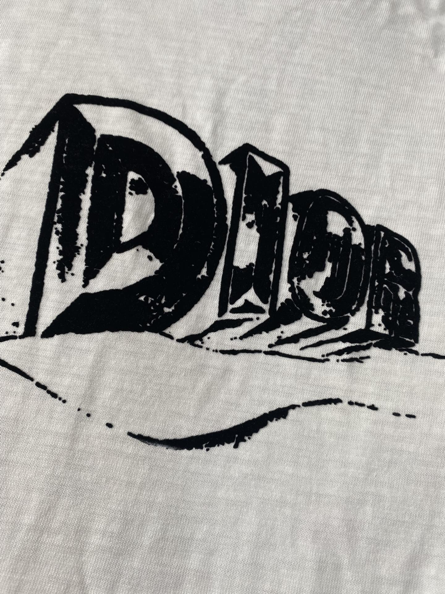 D I O R 디올 23FW 화이트 플록 아스트로 반팔 티셔츠 화이트 레플리카 15번 이미지 - 의류 | 세미샵 레플리카 사이트