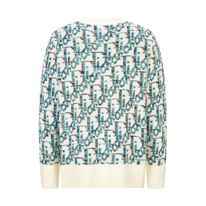 D I O R 디올 25SS 오블리크 니트 스웨터 블루 레플리카 7번 이미지 - 의류 | 세미샵 레플리카 사이트